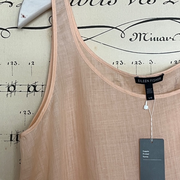 EILEEN FISHER Ramie Cotton Summer Tank - NEW - Picture 3 of 9
